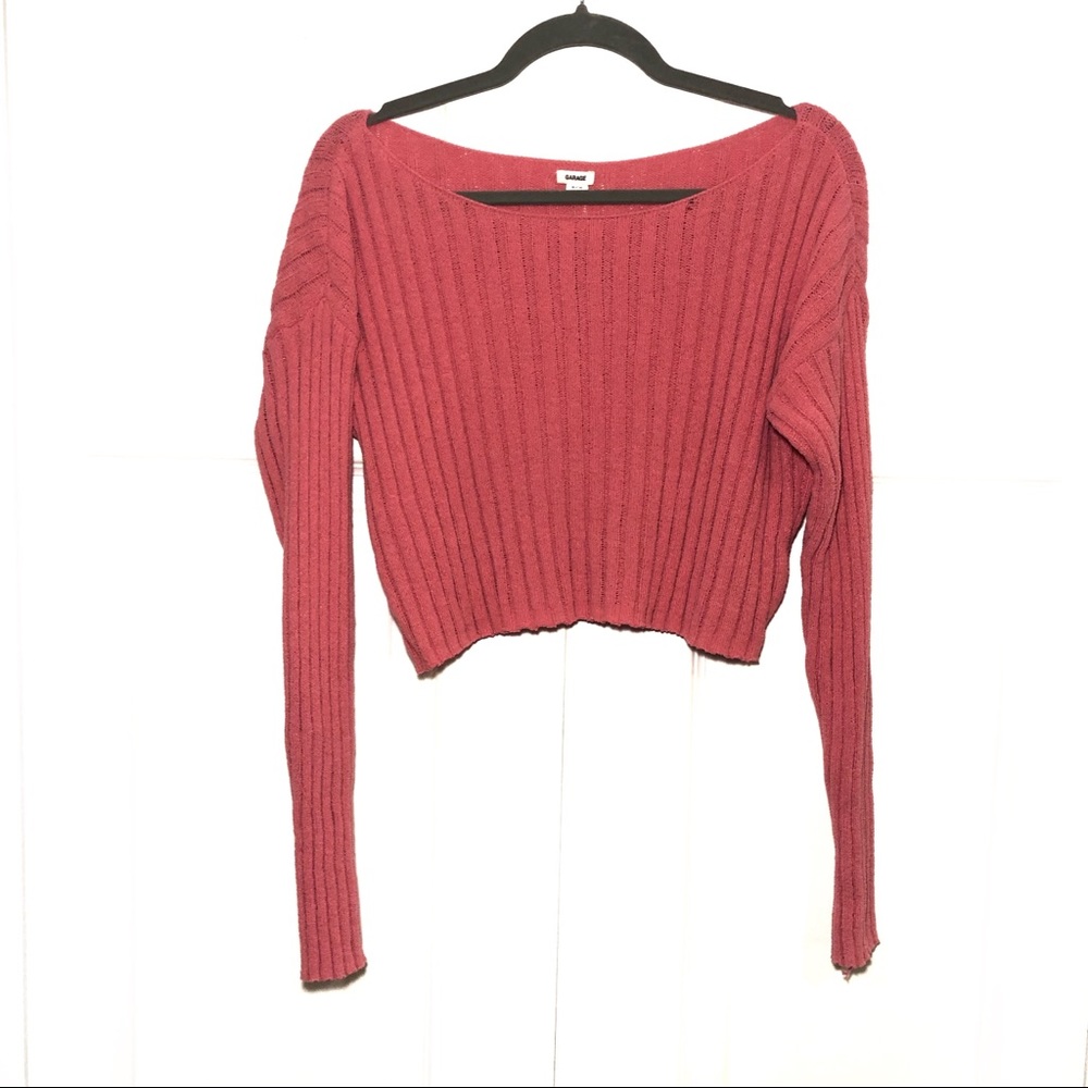 🌸3/$20🌸 Women’s Soft Garage Cropped Sweater